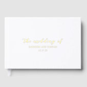 Simple Clean Wedding Gastenboek (Voorkant)