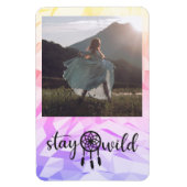 Simple Colorful Boho Dreamweaver Photo Magnet Magneet (Verticaal)