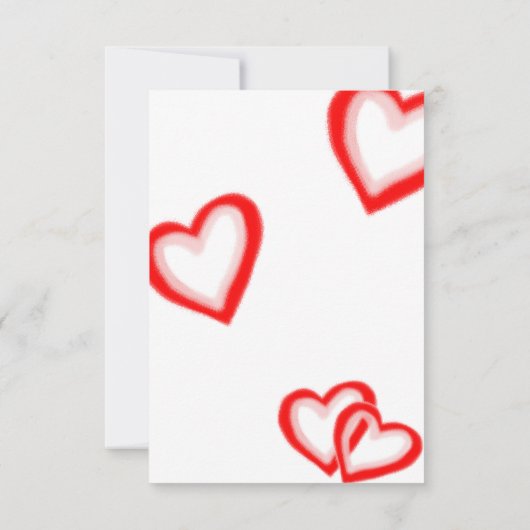 Simple Colorful Moose Text Valentijnsdag Kaart (Achterkant)