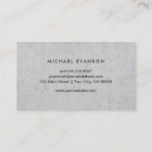 Simple Concrete Look Construction Professional Visitekaartje (Achterkant)