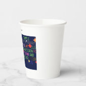 Simple Contemporary Graphic Papieren Bekers (Links)