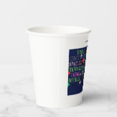 Simple Contemporary Graphic Papieren Bekers (Rechts)