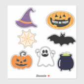 Simple Cool Halloween  Sticker (Vel)