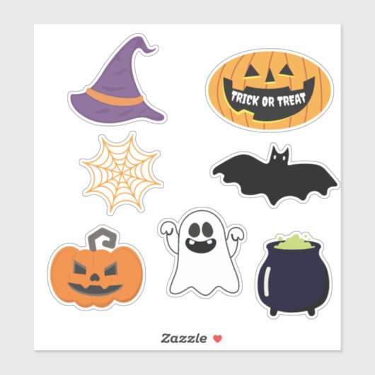 Simple Cool Halloween  Sticker (Vel)