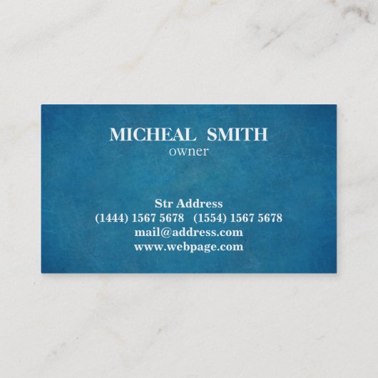 Simple Cool Retro  Barber Monogram Scissors Visitekaartje (Achterkant)