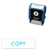 Simple Copy Rubber Stamp | Minimal Custom Office  Zelfinktende Stempel (In situ)