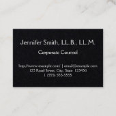 Simple Corporate Counsel Visitekaartje (Voorkant)