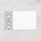 Simple Corporate Damask-patroon Visitekaartje (Achterkant)