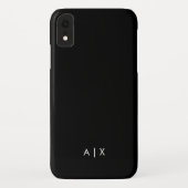 Simple Couple Name monogrammed Case-Mate iPhone Case (Achterkant)