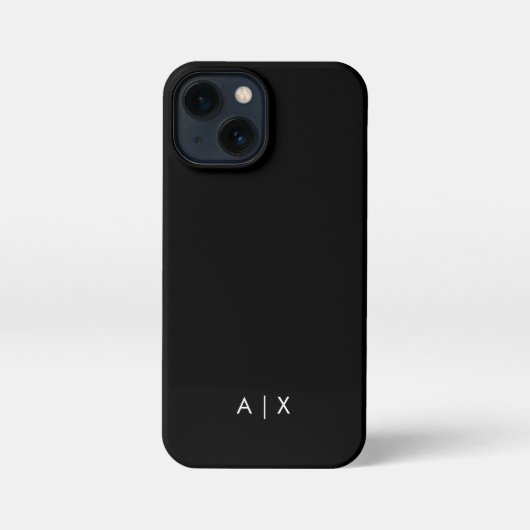 Simple Couple Name monogrammed iPhone Hoesje (Achterkant)