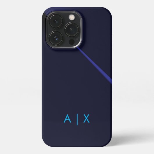 Simple Couple Name monogrammed iPhone Hoesje (Achterkant)