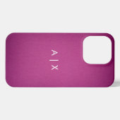 Simple Couple Name monogrammed iPhone Hoesje (Achterkant horizontaal)