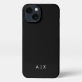 Simple Couple Name monogrammed iPhone Hoesje (Achterkant)