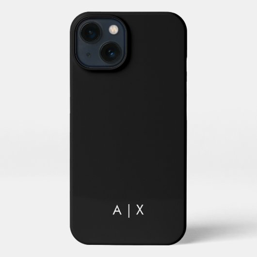 Simple Couple Name monogrammed iPhone Hoesje (Achterkant)