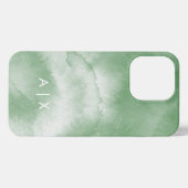 Simple Couple Name monogrammed iPhone Hoesje (Achterkant horizontaal)