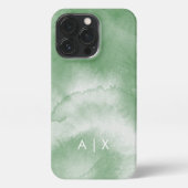 Simple Couple Name monogrammed iPhone Hoesje (Achterkant)
