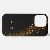 Simple Couple Name monogrammed iPhone Hoesje (Achterkant horizontaal)