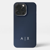 Simple Couple Name monogrammed iPhone Hoesje (Achterkant)