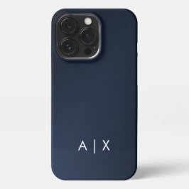 Simple Couple Name monogrammed iPhone 13 Pro Hoesje