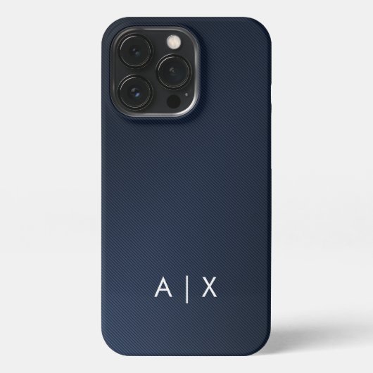 Simple Couple Name monogrammed iPhone Hoesje (Achterkant)