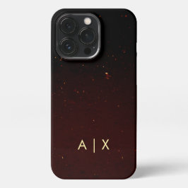 Simple Couple Name monogrammed iPhone 13 Pro Hoesje