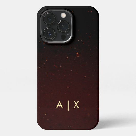 Simple Couple Name monogrammed iPhone Hoesje (Achterkant)