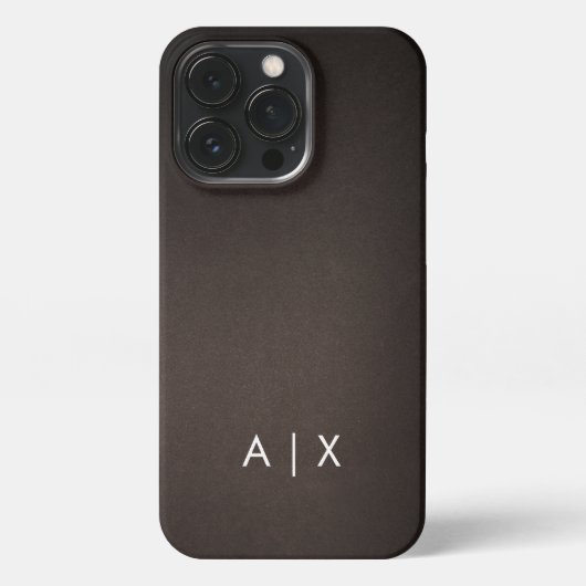 Simple Couple Name monogrammed iPhone Hoesje (Achterkant)