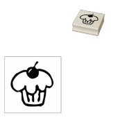 Simple Cupcake Art Stempel (Gestempeld)