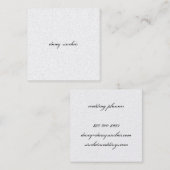 Simple Cursive Square Visitekaartje (Voorkant / Achterkant)