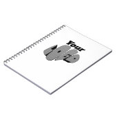 Simple Custom Business logo template Notitieboek (Linkerzijde)