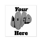 Simple Custom Business logo template Zelfinktende Stempel (Design)