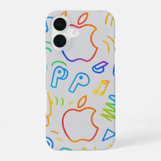 Simple Custom Design personalized Trending iPhone 16 Hoesje (Achterkant)