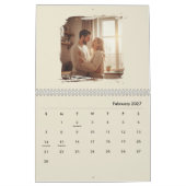 Simple Custom Modern Design Photo Kalender (Feb 2027)