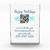 simple custom QR code add your name text  Classic  Fotoblokken (Voorkant)