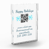 simple custom QR code add your name text  Classic  Fotoblokken (Links)