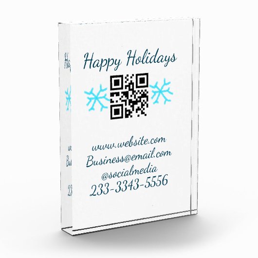 simple custom QR code add your name text  Classic  Fotoblokken (Links)