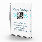 simple custom QR code add your name text  Classic  Fotoblokken (Rechts)