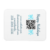 simple custom QR code add your name text  Classic  Magneet (Horizontaal)