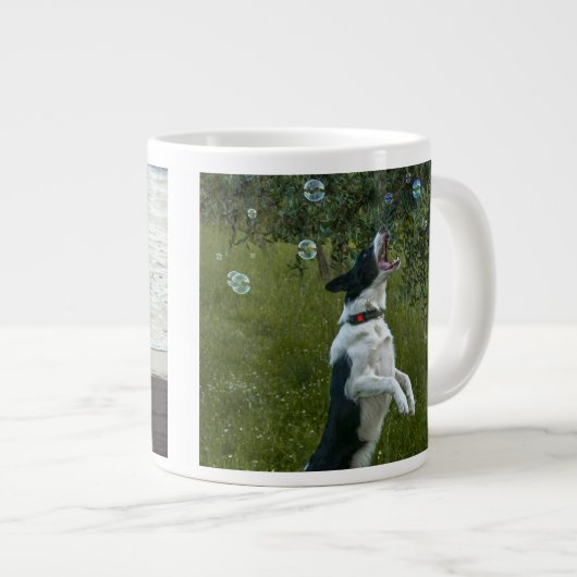 Simple Custom Two Photo Grote Koffiekop (Voorkant rechts)