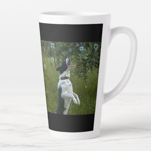 Simple Custom Two Photo Latte Mok (Rechts)