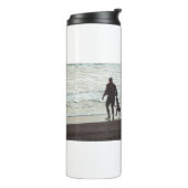 Simple Custom Two Photo Thermosbeker (Gedraaid links)