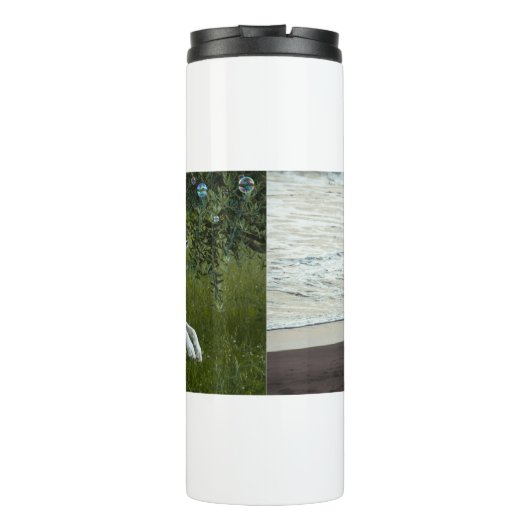 Simple Custom Two Photo Thermosbeker (Achterkant)