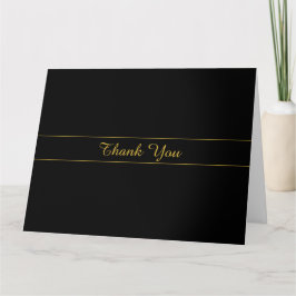 Simple Customizable Gold & Black Text Design  Kaart