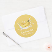 Simple Cute Banana Milk Label (Envelop)