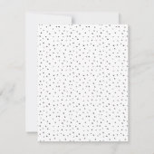 Simple Cute Black White Panda, persoonlijk Notitiekaartje (Achterkant)