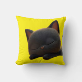 Simple Cute Cat Pillow – Adorable Gift for Pet Lov Kussen