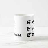 Simple Cute Checkbox Wife mama Dog mama Koffiemok (Center)