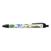 Simple Cute Kinder Colorful Dinosaur Zwarte Inkt Pen (Bovenkant)