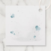 Simple cute little cartoon zebra bedankjes labels (Achterkant)