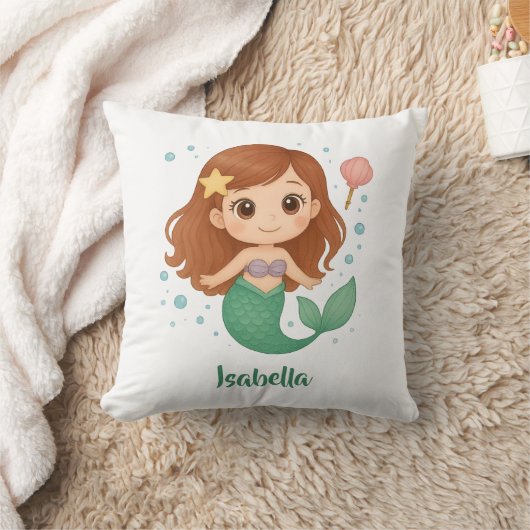 Simple cute little mermaid kussen (Deken)
